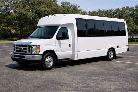 18-passenger minibus available for charter in Sandy, UT